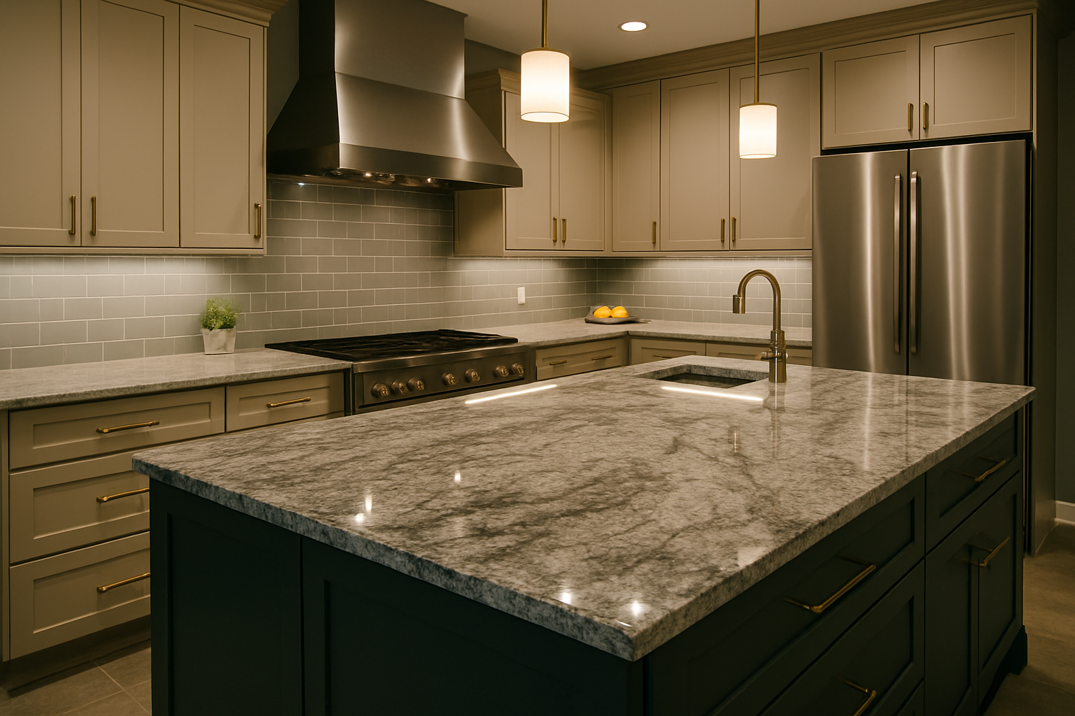 Countertops / Stone & Remodeling — illustrative